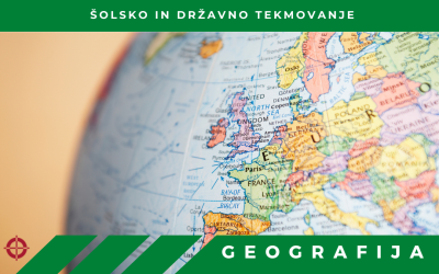 Geografsko znanje nagrajeno z zlatim priznanjem