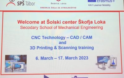 Srednja šola za strojništvo že tretjič organizira CNC- in 3D-usposabljanje za dijake iz tujine