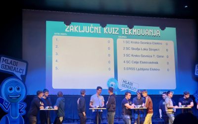 Strojniki med TOP 5 na tekmovanju Mladi genialci 2025
